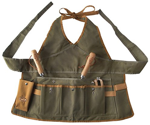 Esschert Design Damenschürze Gartenschürze mit Taschen, aprox. 68 cm x 1 cm x 64 cm