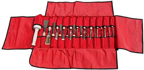 Set di scalpelli STUBAI 21 pezzi | Set completo per intaglio del legno con 20 scalpelli e mazzuoli | Scalpelli diritti, obliqui e angolati per lavori di intaglio precisi | Prodotto in Austria