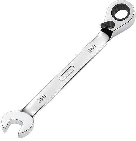 Draper 51968 Hi-Torq - Llave combinada de trinquete reversible métrica, 9 mm