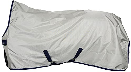 Bucas Power turnout extra High Neck in silber, Weidedecke, Outdoordecke