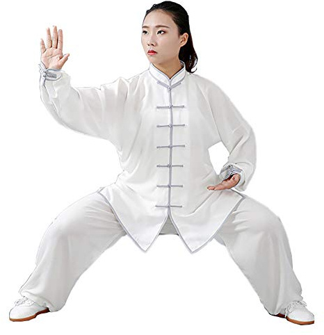 Daoba Unisex Kung Fu uniform Tai Chi kampsport kläder Wushu dräkt träningsoverall toppar och byxor