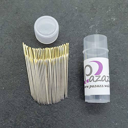 Cross Stitch Needles Embroidery Tapestry Gold Tail Sizes 22, 24, or 26 Pack of 30 (24)