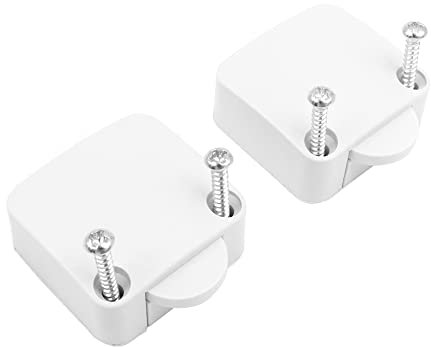 Tiardey 2 interruptores para lámpara de armario,interruptores táctiles blancos para armario,interruptor táctil normalmente cerrado para cerrar cajones abiertas,interruptor de luz de encendido