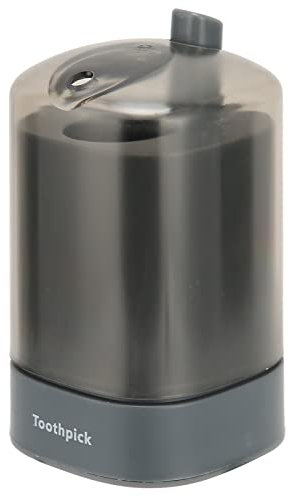 Zahnstocherhalter, Zahnstocherhalter Spender Automatischer Druck Zahnstocherbox Zahnstocher Aufbewahrungsbox Automatischer Zahnstocherspender Automatischer Zahnstocherhalter(Schwarz)