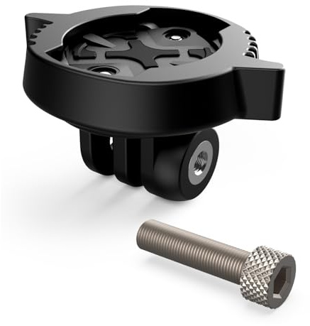 TUSITA Cuarto de Vuelta a Brida de Fricción Adaptador de Soporte Compatible con Garmin Edge GPS para Bicicleta, Varia UT800 Smart Headlight - Soporte de Montaje Diseñado para GoPro