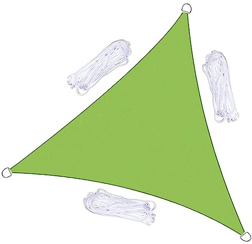 YWBXSHKD Tende A Vela Triangolare Vela Ombreggiante 4x4x5.7m, Tende Parasole Esterno Balcone, Impermeabile Vele Parasole Protezione UV 95% per Esterno, Giardino E Terrazza, Piscina