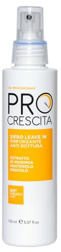 Pro Crescita Siero Rinforzante Stimolante per la Crescita dei Capelli | Azione Emolliente e Lenitiva, Formula con Estratto di Moringa, senza Parabeni, 150 ml