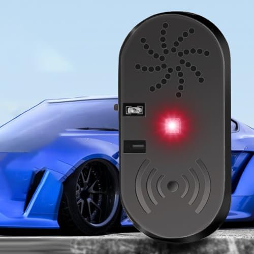 DAZZLEEX Car Door Opening Reminder, Car Door for SMART Voice Announcer, LED Sensor Alarm, Anti-collision Light