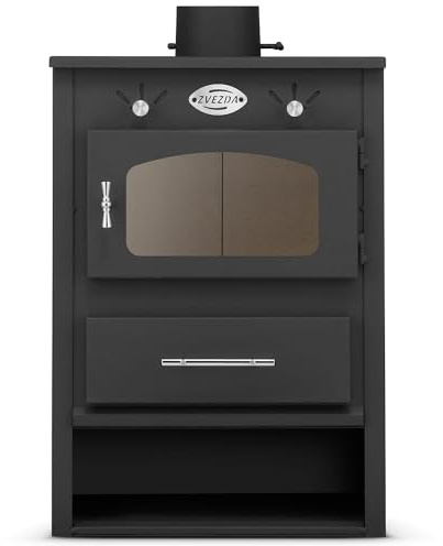 Wood Burning Stove Log Burner Fireplace - Zvezda Eco 1-6.7 KW
