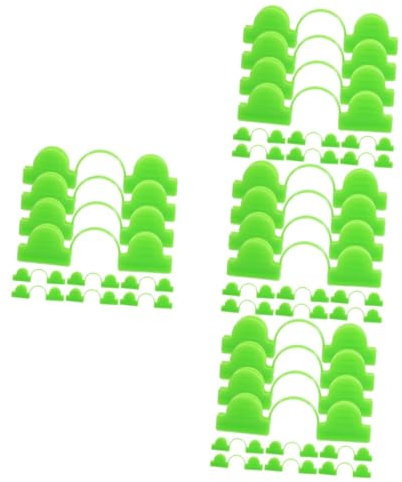 YARNOW 200stücke Winddichte Gewächshausclips Doppelkopf-kunststoffklemmen Sicheren Befestigung Von Folien Im Gewächshaus Installieren Robust Und Langlebig