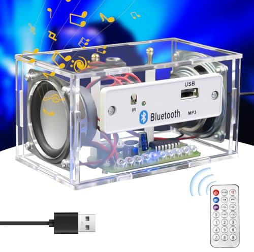 Silkwish Kit de soudure électronique - Haut-parleur Bluetooth à monter soi-même avec le kit électronique - Kit de soudure pour adultes
