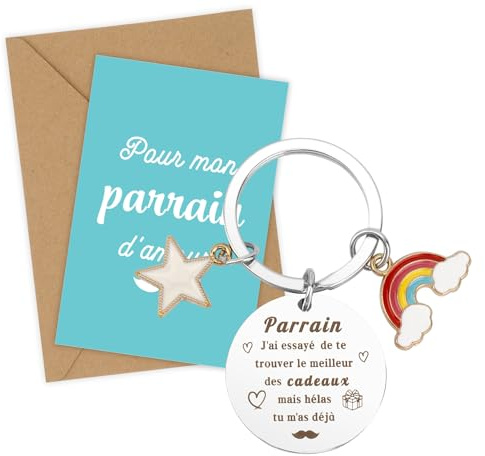 Porte-Clés Cadeau Fete Des Meres Paques Cadeau Maman Cadeau Fete Des Peres Cadeau Papa Mamie Papy Papi Marraine Parrain Cadeau Maitresse Cadeau Anniversaire Homme Retraite Remerciement