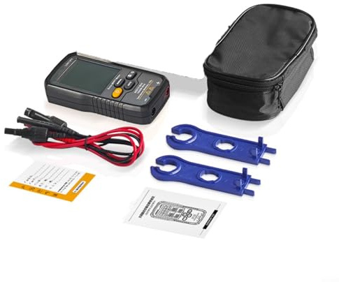 CWOQOCW LD673PV Testeur de panneau solaire, compteur de puissance photovoltaïque pour test de panneau solaire, sortie maximale de 1000 W, plage de 12 à 80 V