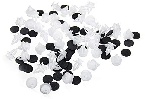 Viviance 50Pcs 8Mm Türverkleidungen-Befestigungs Clip kompatibel mit BM-W E21 E30 E36 E46 E90 E91 E92 E93 E12 E28 E34 E39 E60 E61 E23 E32 E38 E65 E66 F01 F02 E53 E70 E71 E83 E52 E85 E86 E89