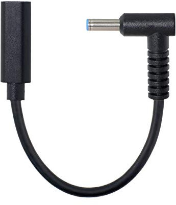 Cablecc Type C USB-C Female Input to DC 4.5 * 3.0mm Power PD Charge Cable fit for HP Laptop 18-20V