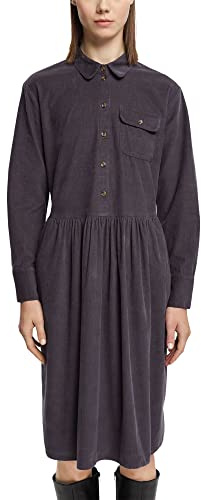 ESPRIT Cordkleid mit Taschen - Anthracite