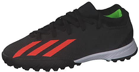 adidas Unisex Kinder X Speedportal.3 Turf Boots, Core Black / Solar Red / Solar Green, 38 2/3 EU