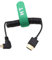 Micro HDMI 4K 60Hz 8K Cavo HDMI ad angolo retto a spirale per Sony A6400 A7R Canon R5 R6 GH4 S5 Z50 Fotocamera ATOMOS Ninja V Portkeys Monitor Tipo A D HDMI 2.1