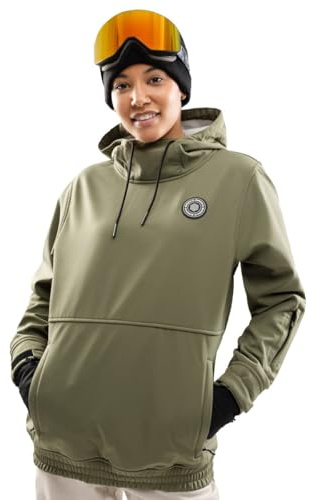 SIROKO - Veste de Snowboard pour Femme W1-W Kilimanjaro - L - Vert armée