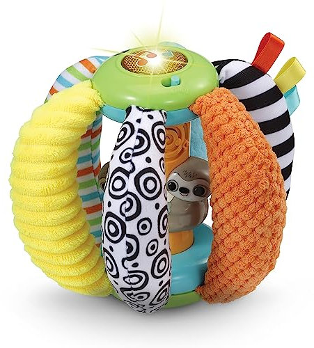 Vtech Baby Flauschiger Faultier-Ball – Weicher Ball mit Musik, Sätzen und Melodien – Für Kinder von 6-36 Monaten