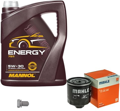 Inspektionspaket Wartungspaket Filterset mit 5 L Motoröl Energy 5W-30, Ölfilter, Verschlussschraube