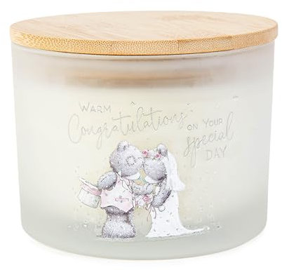 Me to You Tatty Teddy 3-Wick Congratulations Candle - Official Wedding Collection, White