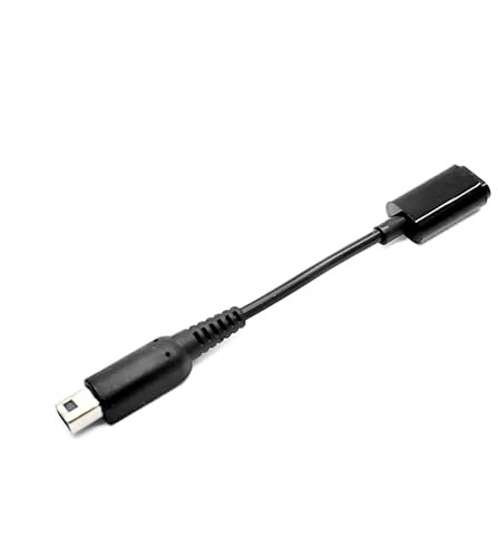 Adaptateur convertisseur de type C 3DSXL New3DSXL, compatible avec les consoles de jeux Nintendo 3DS New3DS DSi, NDSi XL LL 3DSLL, câble de conversion de charge USB de type A vers C, noir