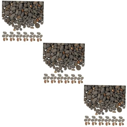 TOPBATHY 3 Pezzi1 Pietre Paesaggistiche da Tavola di Sabbia Terreno Scenario Paesaggio Pietra Kit Roccia Pietra Ardesia Naturale Pietra del Diorama Pietre Decorative Mini Vaso Ciottoli