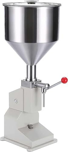 KLYDBMYT Macchina riempitrice per Pasta, riempimento Bottiglie da 5-50 ml, Macchina riempitrice Manuale per fluidi, per Shampoo e Crema Myel ~/