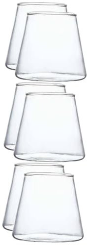 PRETYZOOM 3 Juegos Copa De Vino Fiesta Agua Tazas Negras Tazas De Té De Gres Botellas Cerveza Lata Vaso Cerveza Jarras Cerveza Suministro Del Hogar Gafas Transparentes Vidrio 2 Piezas * 3