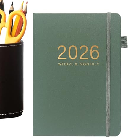Generisch Planer 2026 - Diario di obiettivi A5, diario di apprendimento quotidiano, per studio, lavoro, viaggi, scuola, riunioni, ufficio, laurea, posto di lavoro