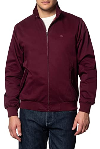 merc Mens London Harrington Jacket/Coat Mod Wine [Medium]