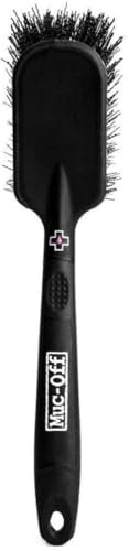 Muc-Off Cepillo para Neumáticos y Cassettes - Cepillo Limpiador para Bicicletas con Mango de Goma y Duraderas Cerdas de Nailon - Óptimo para Limpiar Neumáticos y Cassettes