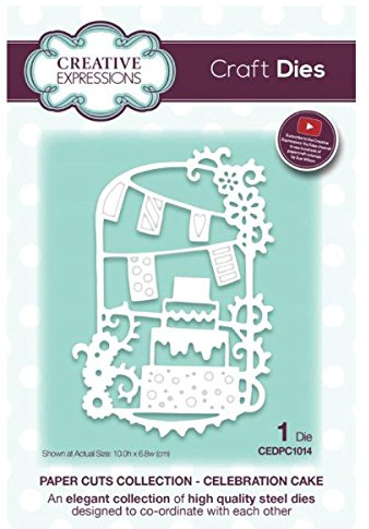Paper Cuts Collection Celebration Cake Craft Die