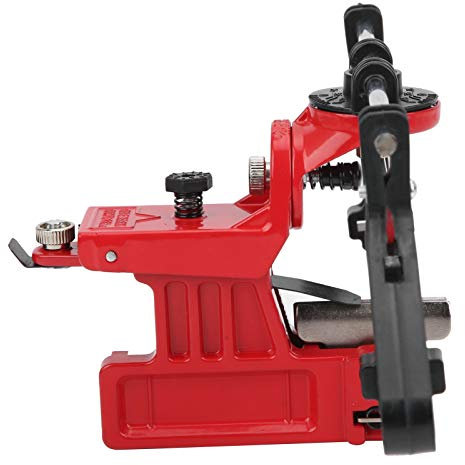 Fafeicy Kit Affûteuse de Chaîne de Tronçonneuse avec Guide de Classement Précis Outil d'Affûtage de Chaîne de Scie Montée