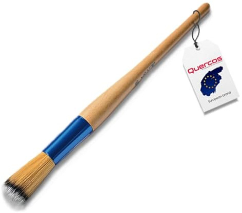 Quercos Pinsel Rund EVOFIBRA - Lackierpinsel Ø 24 mm für präzise Arbeiten | Fensterrahmen Pinsel | 100% Evo-Fibra für Glatte und professionelle Oberflächen (28)