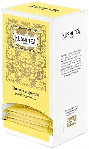 Kusmi Tea - Jasmin vert - Boîte de 25 sachets de thé en mousseline