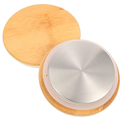 2pcs Stainless Steel Teapot Lid Wear-Resistant Replacement | Brown Finish, Sealing Circle and Protective Cover, Practical Set for Home or Work Use