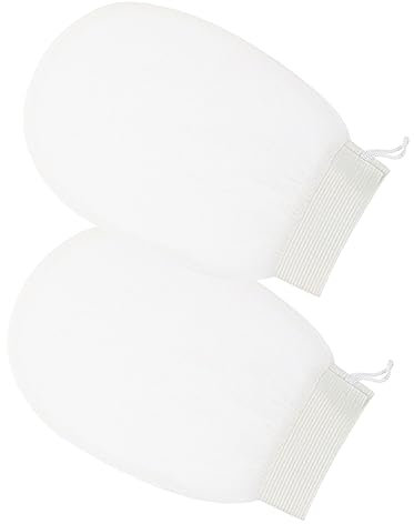 Healeved 2stücke Peeling Badehandschuhe Aus Viskose Für Körperreinigung Abgestorbene Haut Entfernen Scrubbing-handschuhe Für Beine Rücken Und Brust