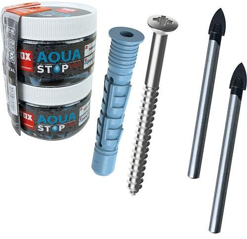 Tox Allzweckdübel Aqua Stop Pro 62 teilig 6x38/8x50mm