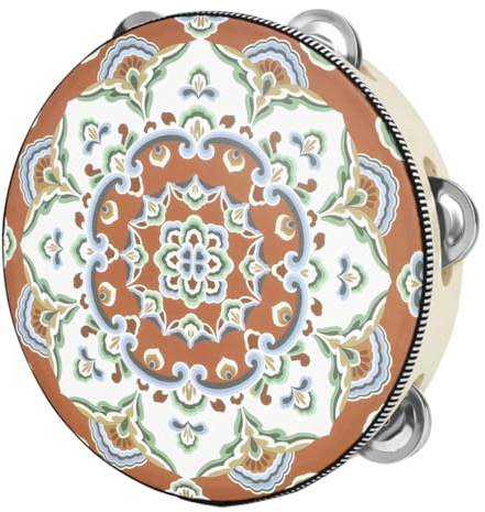 JOINPAYA Orff Percussion Instrument Tamburin Percussion Musikinstrument Handtrommel