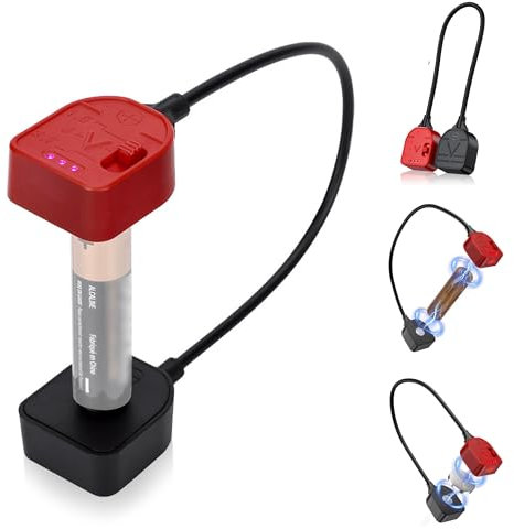 Magnetic Small Battery Tester,Universal Battery Checker With 3 indicator light for AA/AAA/CR2032/CR2025/LR44/LR41/CR2450/CR2/CR123/CR1632/CR2 Button Coin Cell Batteries/C/D & More Household Batteries