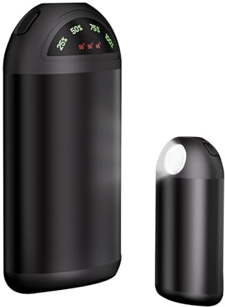 BommFu Calentadores De Manos De Bolsillo Recargables - Calentador De Manos Portátil con Luz para Exteriores Y Calentamiento Rápido | Calentador De Bolsillo Portátil para Senderismo Escalada Trekking