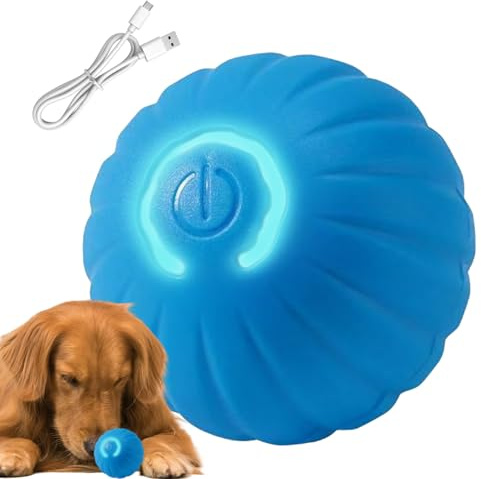 Giocattoli interattivi per cani | Forniture ricaricabili di tipo C automatiche intelligenti interattive, giocattoli stimolanti per cani | per stimolazione mentale a casa, giochi al chiuso, allenamento