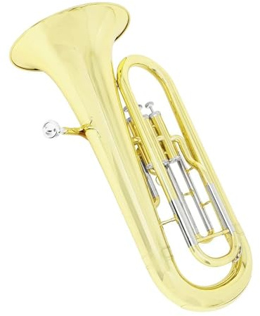 Bb Euphonium Bb Euphonium 3 Tasten Vertikalventil Goldlack Baritonhorn Mit Musikinstrumenten Zubehörset