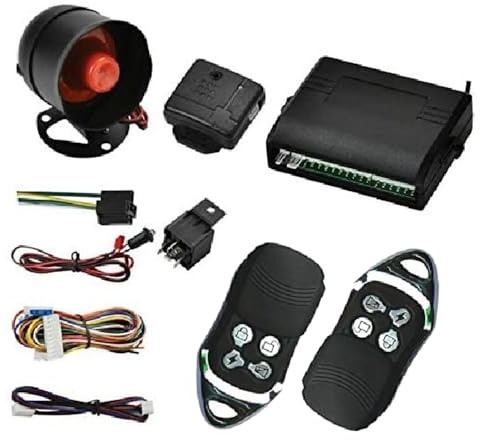 Riloer Sistema de alarma universal para coche con bloqueo centralizado remoto compatible con la mayoría de vehículos 102T291