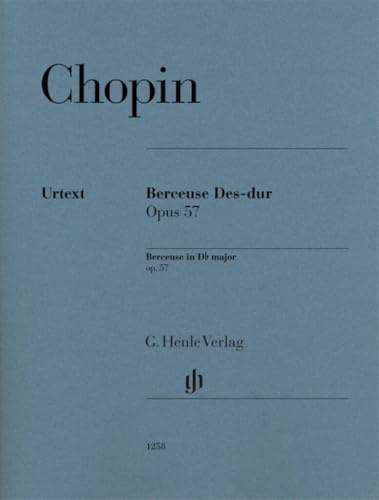 Berceuse, op. 57 - Revised Urtext Edition - piano solo - sheet music - (HN 1258)