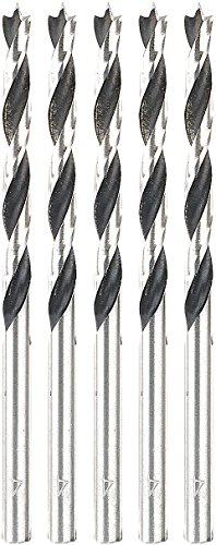 AGT Werkzeug-Zubehör: Bohrer-Set für Holz, 4 mm, 5 Stück (Holzbohrer, Akku)