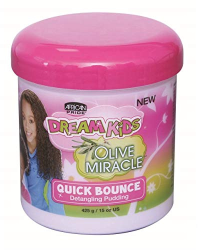 African Pride Dream Kids Olive Miracle Quick Bounce Hair Detangling Pudding 425 g by AFRICAN PRIDE