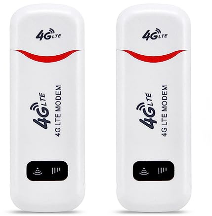 Lanko 2 x Router 4G LTE USB Dongle Mobile ad Alta Velocità 150Mbps Modem Stick Scheda Sim USB WiFi Adattatore Scheda di Rete